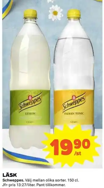 Coop LÄsk Schweppes 150cl erbjuda