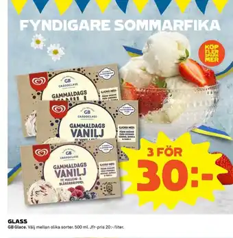 Coop Glass Gb Glace erbjuda
