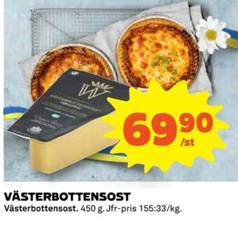 Coop VÅsterbottensost 450g erbjuda