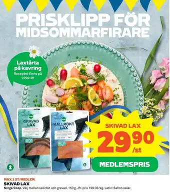 Coop Skivad Lax Norge/Coop erbjuda