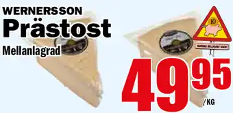 Matdax Prästost Wernersson Mellanlagrad erbjuda