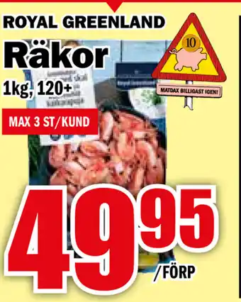 Matdax Räkor Royal Greenland 1kg erbjuda
