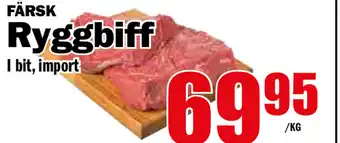 Matdax Ryggbiff Färsk I Bit, Import erbjuda