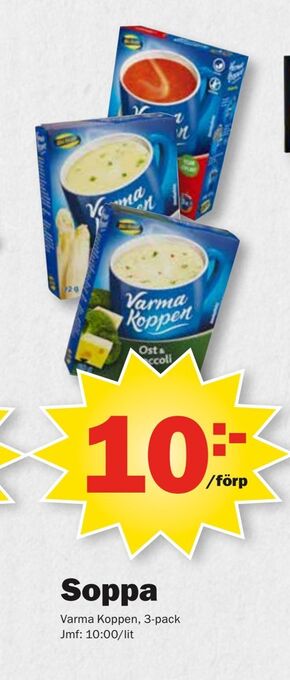 Pekås Soppa erbjuda