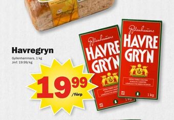 Pekås Havregryn erbjuda