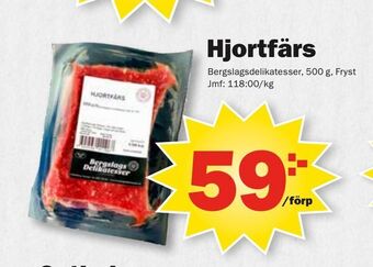 Pekås Hjortfärs erbjuda