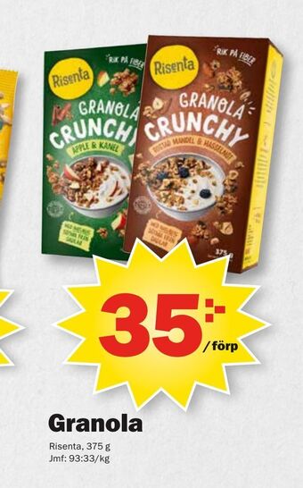 Pekås Granola erbjuda