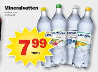 Pekås Mineralvatten erbjuda
