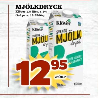 Supergrossen Mjölkdryck erbjuda