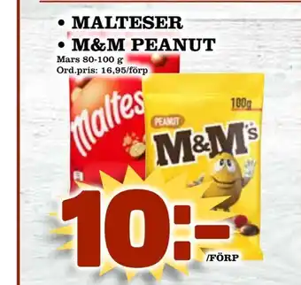 Malteser • m&m peanut
