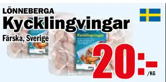 Matdax Kycklingvingar Färska, Sverige erbjuda