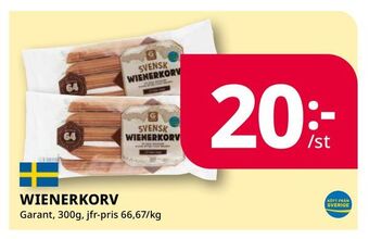 Tempo Wienerkorv erbjuda