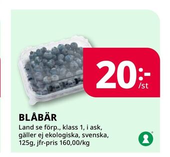Tempo Blåbär erbjuda