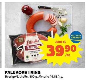 Coop Falukorv i ring erbjuda