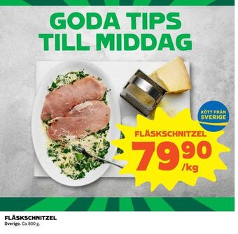 Coop Fläskschnitzel erbjuda