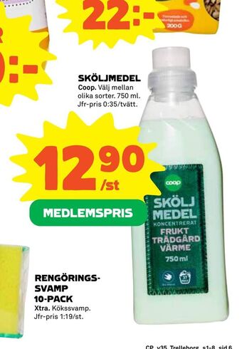Coop Sköljmedel erbjuda