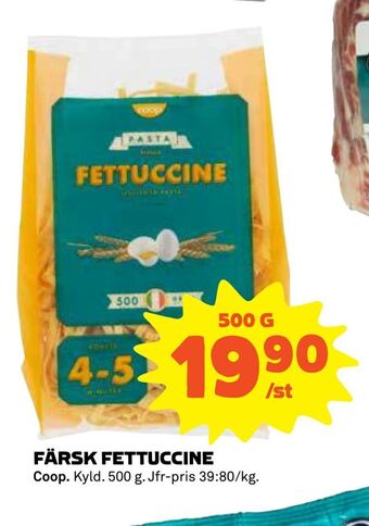 Coop Färsk fettuccine erbjuda