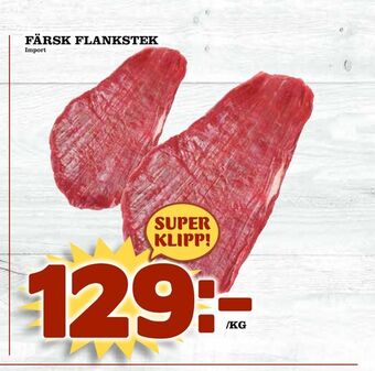 Nya Pulsen Färsk flankstek erbjuda
