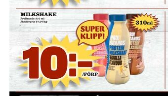 Nya Pulsen Milkshake erbjuda