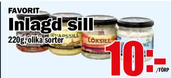 Matdax Inlagd sill 220g erbjuda