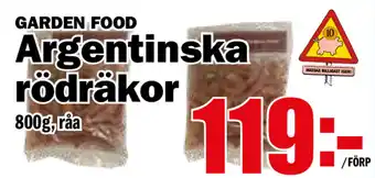 Argentinska rödräkor 800g