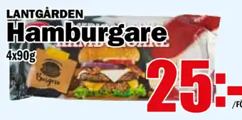 Matdax Hamburgare 4x90g erbjuda
