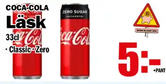 Matdax Läsk Coca Cola 33cl erbjuda