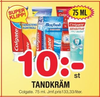 Nya Pulsen Tandkräm erbjuda