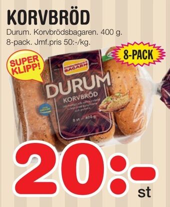 Nya Pulsen Korvbröd erbjuda