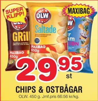 Nya Pulsen Chips & ostbågar erbjuda