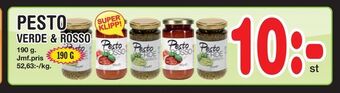 Nya Pulsen Pesto erbjuda