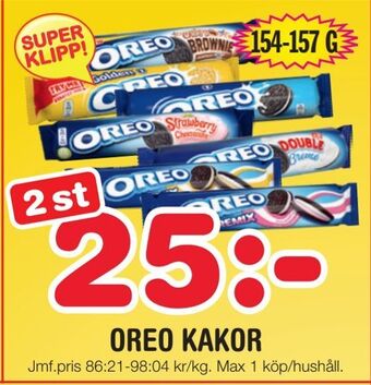 Nya Pulsen Oreo kakor erbjuda
