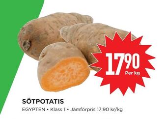 Willys Sötpotatis erbjuda