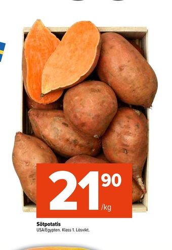 Coop Extra Sötpotatis erbjuda