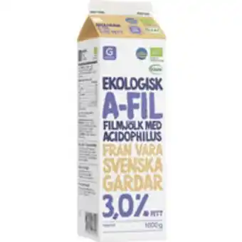 Willys A-fil ekologisk 3% erbjuda