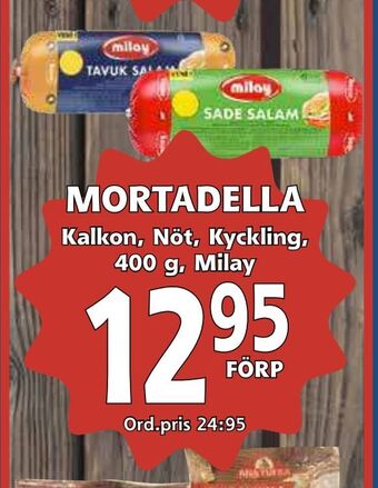Supergrossen Mortadella erbjuda