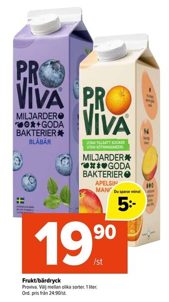 Coop Extra Frukt/bärdryck erbjuda