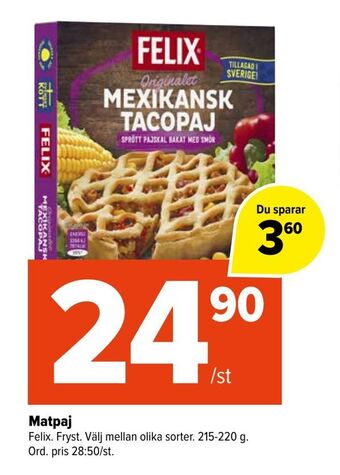 Coop Extra Matpaj erbjuda