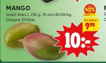 ICA Kvantum Mango erbjuda