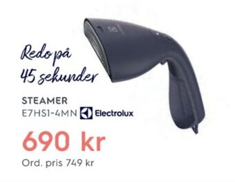 Electrolux Home Electrolux steamer erbjuda