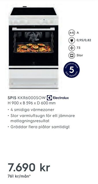 Electrolux Home Spis erbjuda
