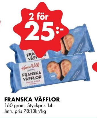 ÖoB Franska våfflor erbjuda