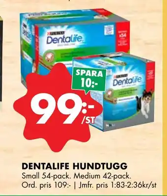 ÖoB Dentalife hundtugg erbjuda