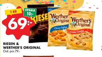 ÖoB Riesen & werther's original erbjuda