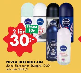 ÖoB Nivea deo roll-on erbjuda