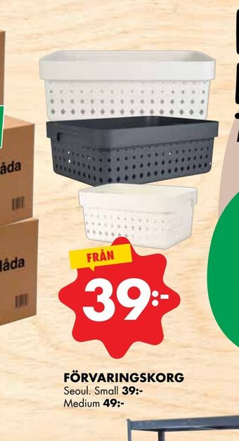 ÖoB Förvaringskorg erbjuda