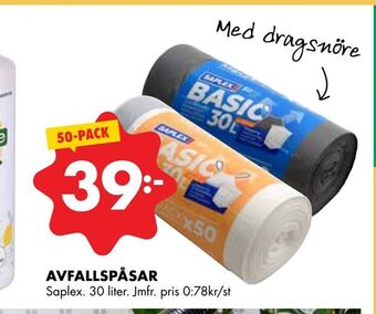 ÖoB Avfallspåsar erbjuda