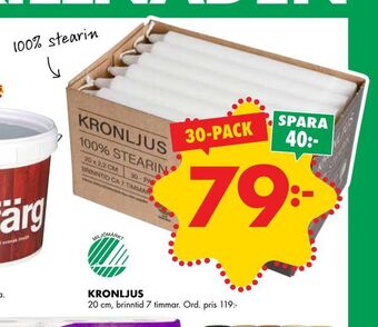 ÖoB Kronljus erbjuda