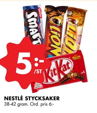 ÖoB Nestlé stycksaker erbjuda