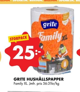 ÖoB Grite hushållspapper erbjuda